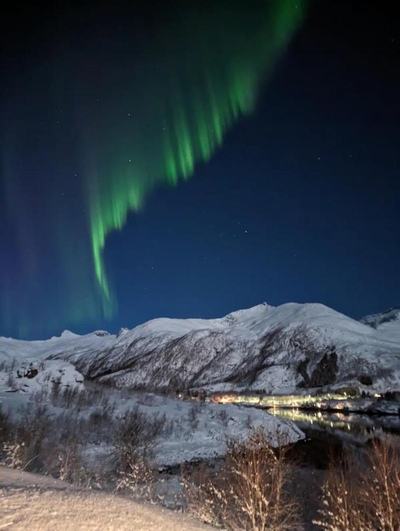 Nydelig Hytte Med Fantastisk Beliggenhet Ved Sjoen Villa Laupstad ภายนอก รูปภาพ